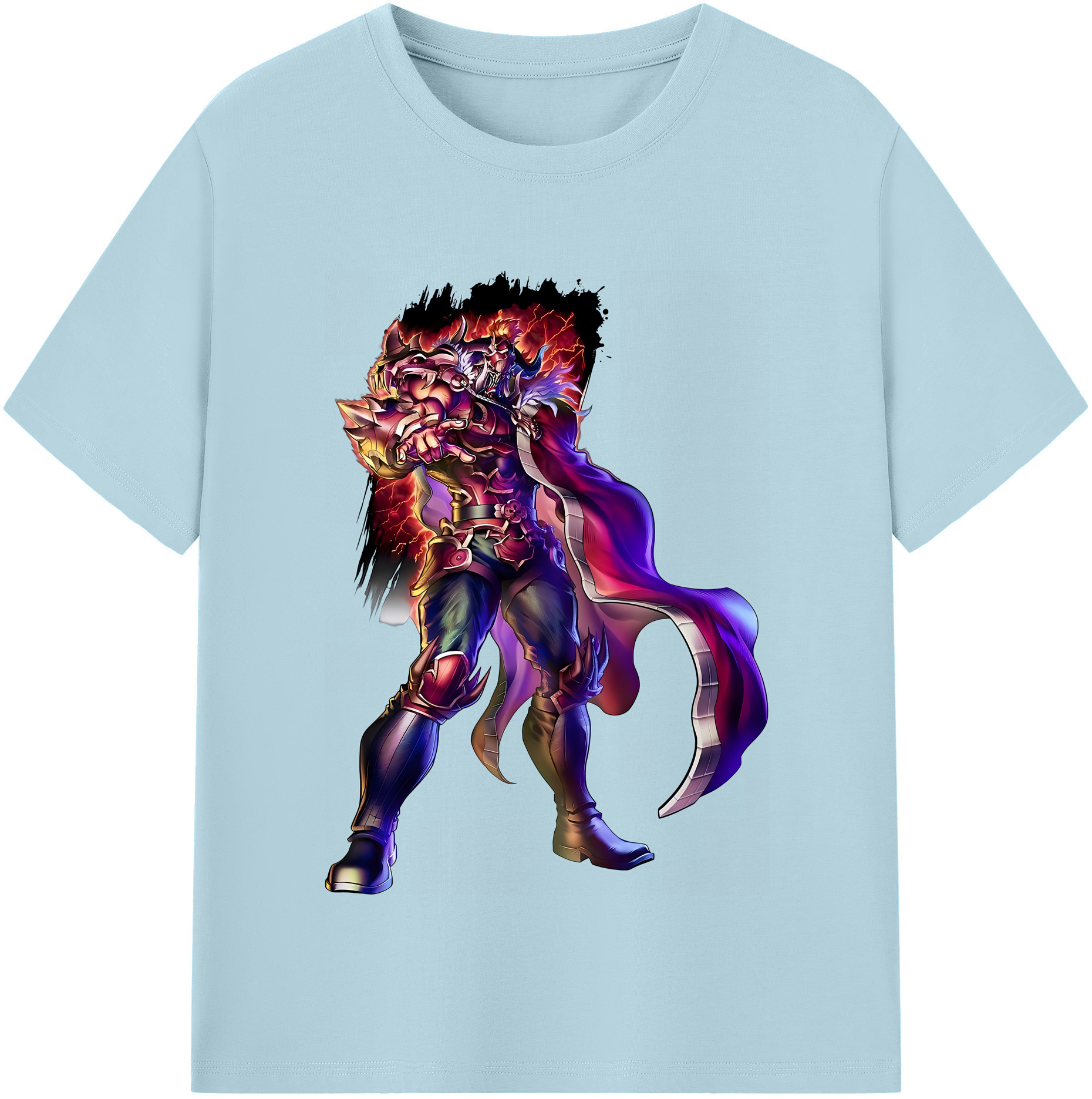 （画像用） 北斗の拳 Fist of the North Star 綿100％半袖Tシャツ（フロントプリント）